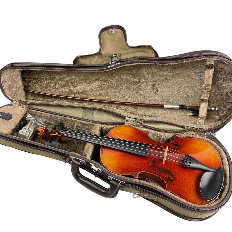 美品■鈴木バイオリン■No.300 1/4 1990年製 希少 斑虎杢 ケース付