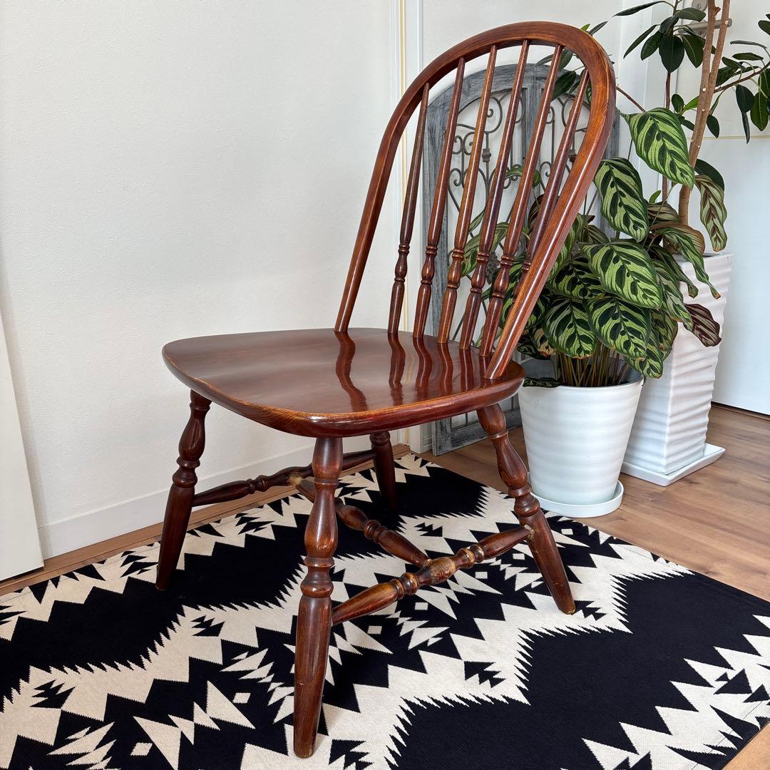 ビンテージ家具　柏木工　KASHIWA ダイニングチェア、ウィンザーチェア　②