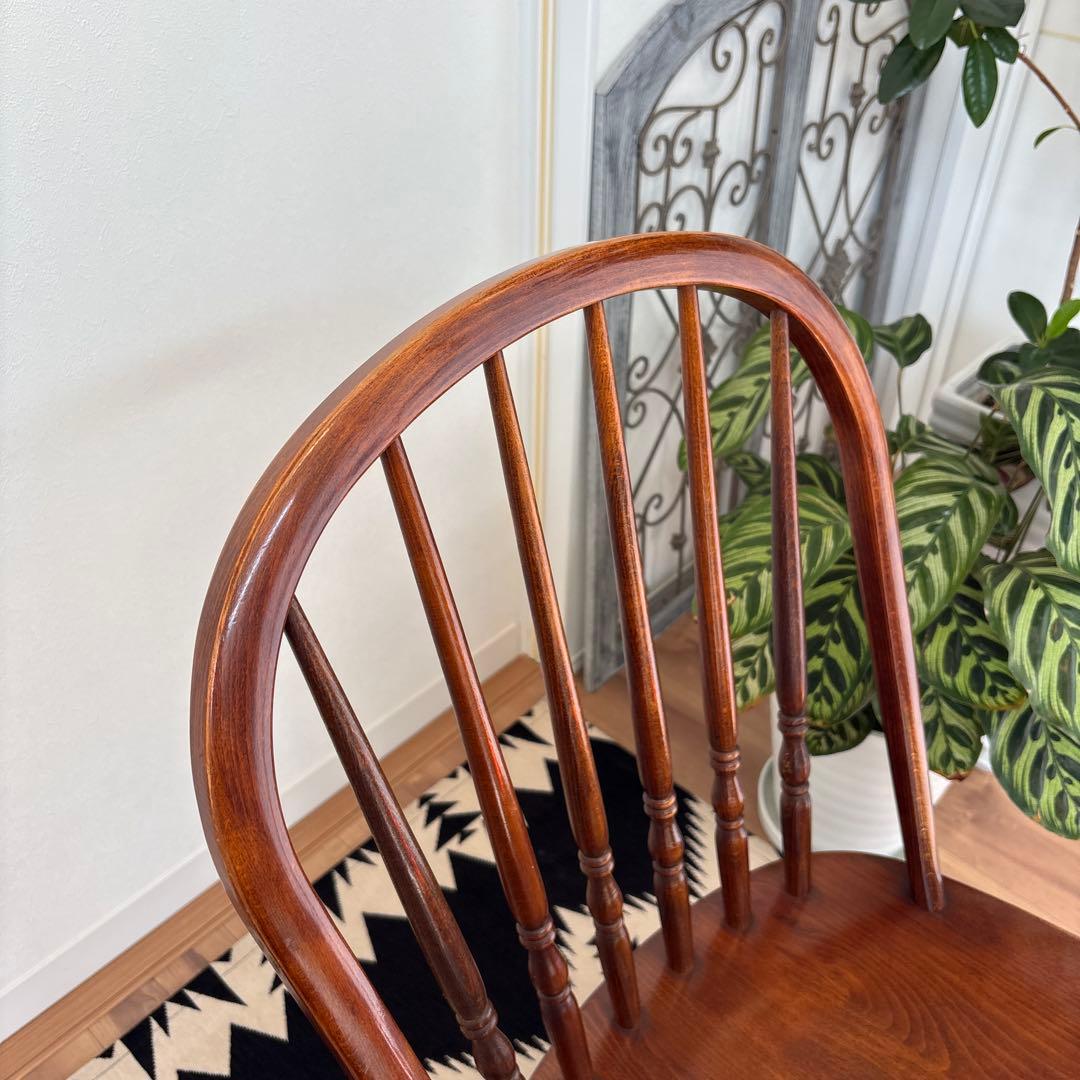 ビンテージ家具　柏木工　KASHIWA ダイニングチェア、ウィンザーチェア　②