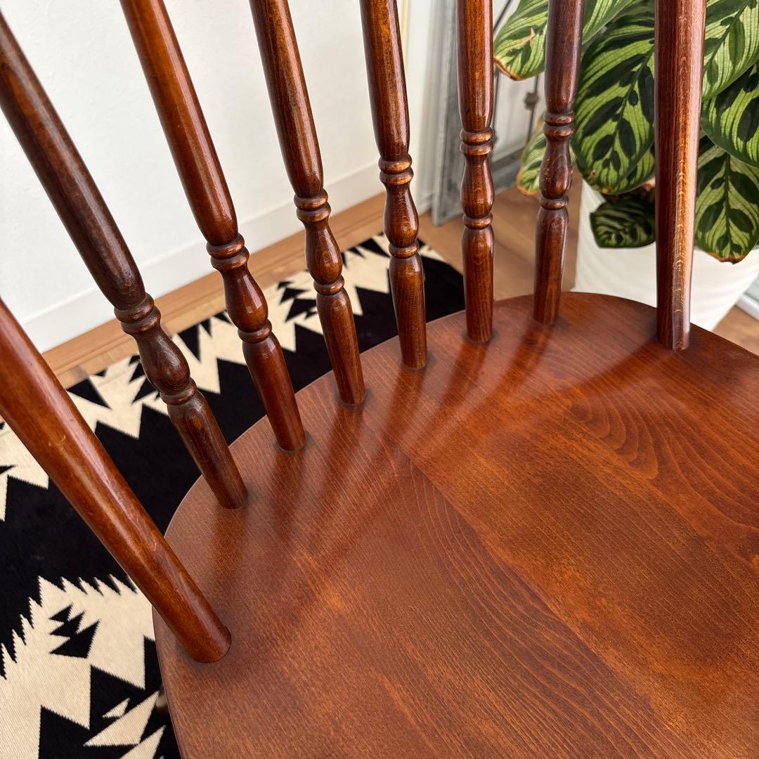 ビンテージ家具　柏木工　KASHIWA ダイニングチェア、ウィンザーチェア　②