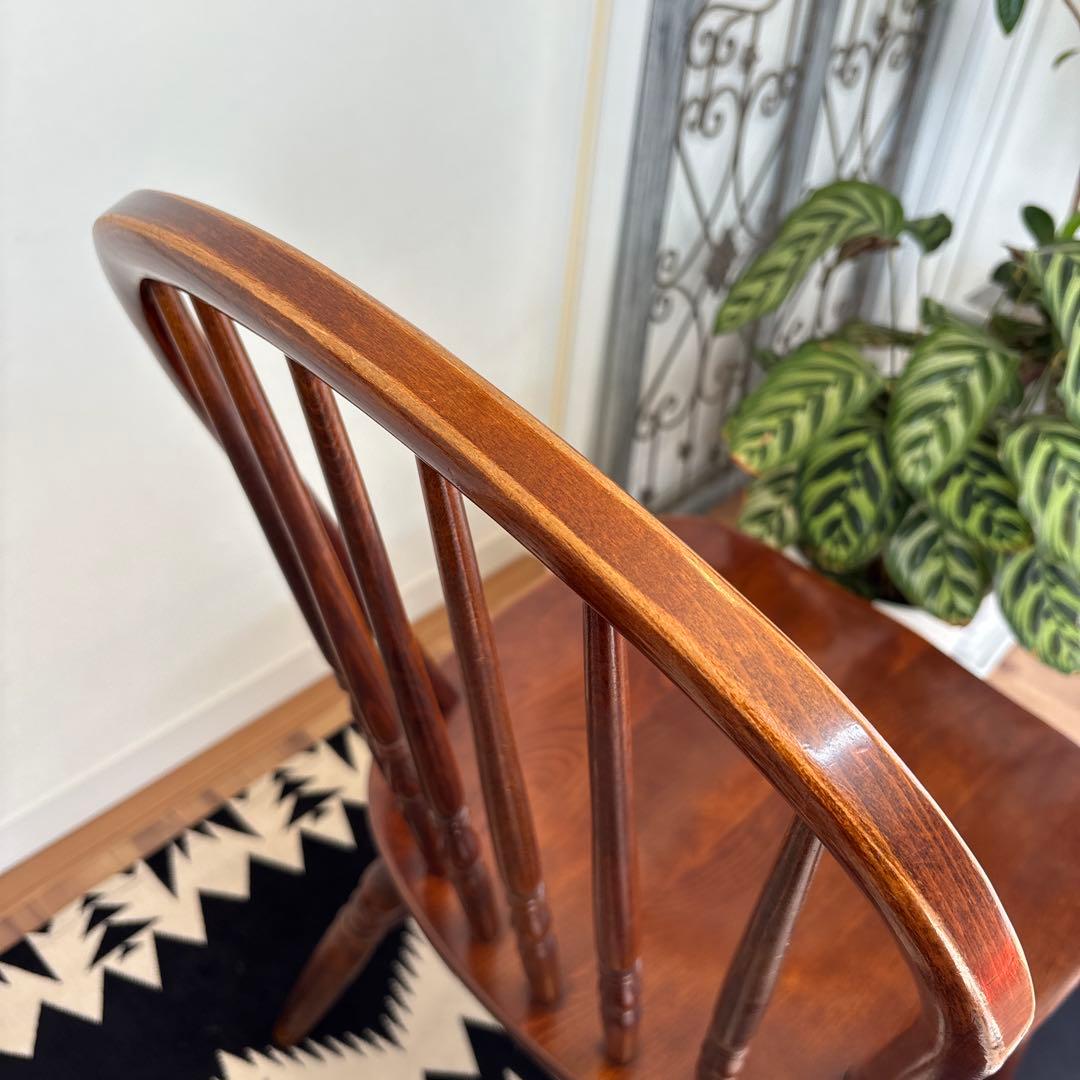 ビンテージ家具　柏木工　KASHIWA ダイニングチェア、ウィンザーチェア　②