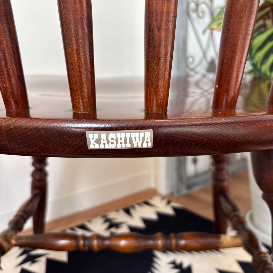 ビンテージ家具　柏木工　KASHIWA ダイニングチェア、ウィンザーチェア　②