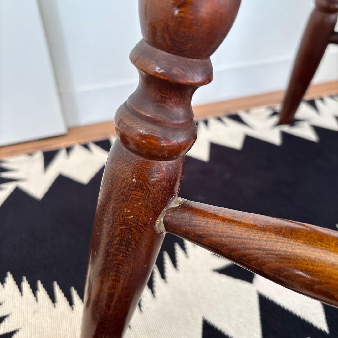 ビンテージ家具　柏木工　KASHIWA ダイニングチェア、ウィンザーチェア　②