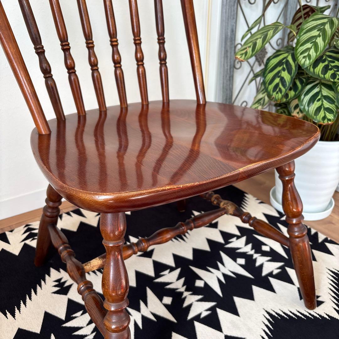 ビンテージ家具　柏木工　KASHIWA ダイニングチェア、ウィンザーチェア　②