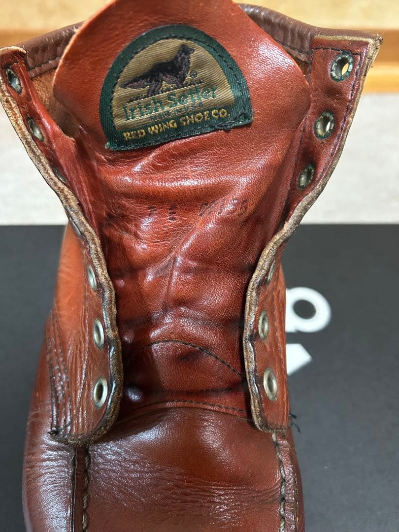 90'sレッドウィングアイリッシュセッター875 半円犬ダグ　金刺繍