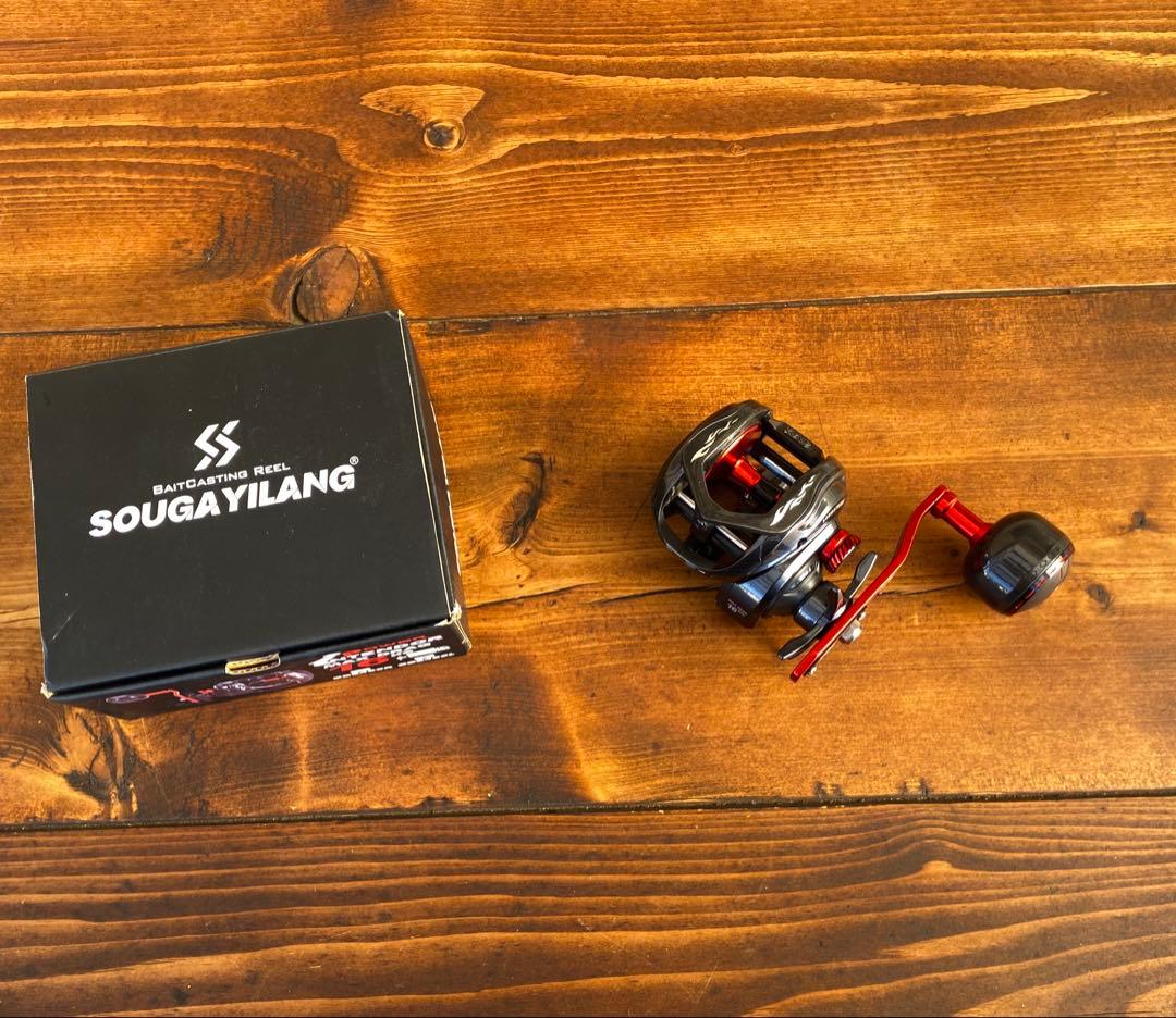 ジギングリール　船釣　左ハンドル　海釣り　ベイトリール　パワーハンドル　16kg