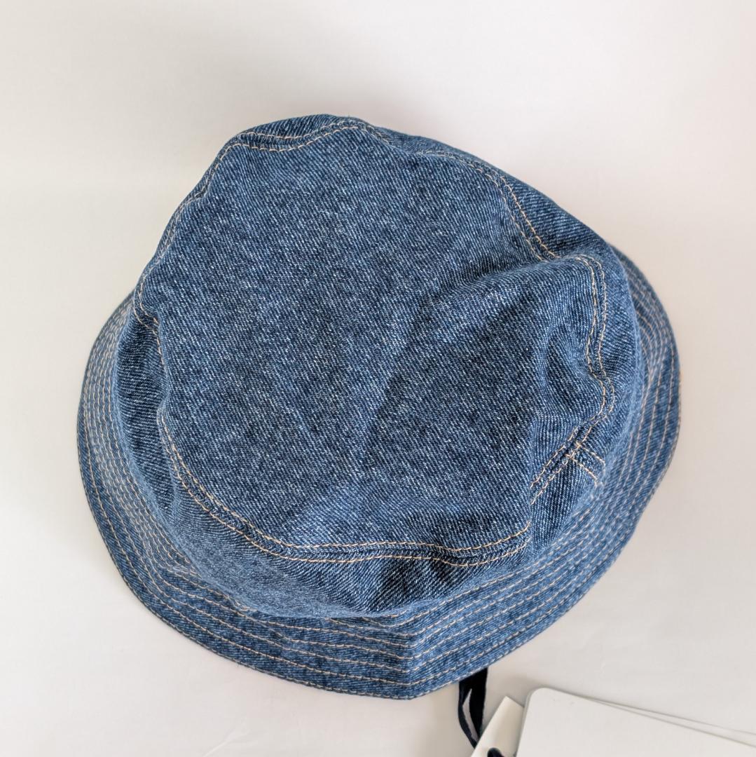 MONCLER バケットハット デニム 帽子 ユニセックス S おしゃれ