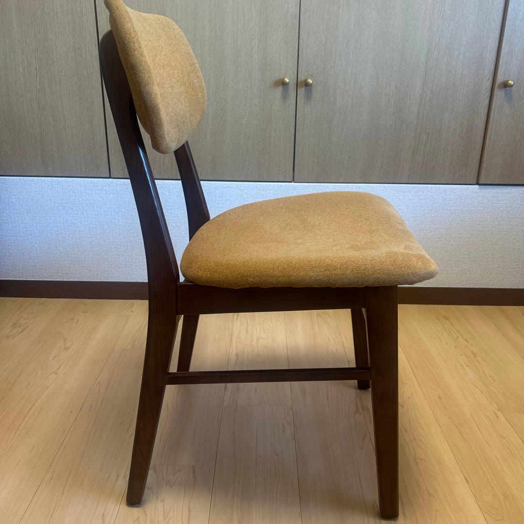 NOCE（ノーチェ） ダイニングチェア RY42 ウォールナット × イエロー