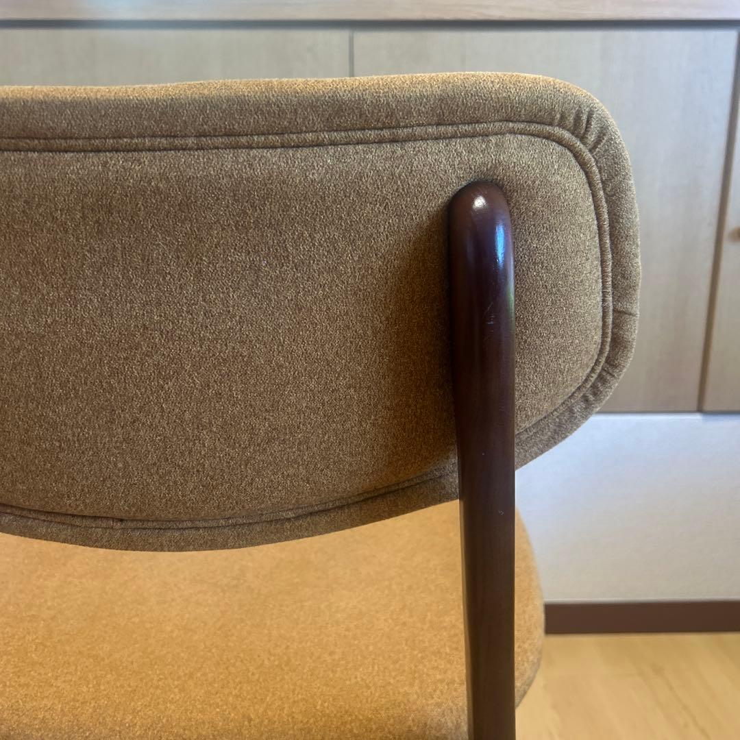 NOCE（ノーチェ） ダイニングチェア RY42 ウォールナット × イエロー