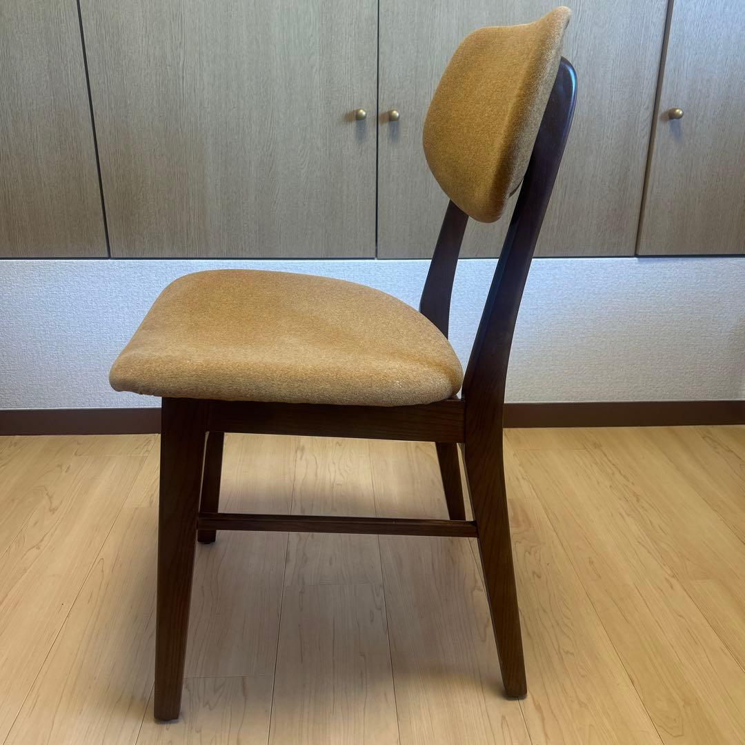 NOCE（ノーチェ） ダイニングチェア RY42 ウォールナット × イエロー