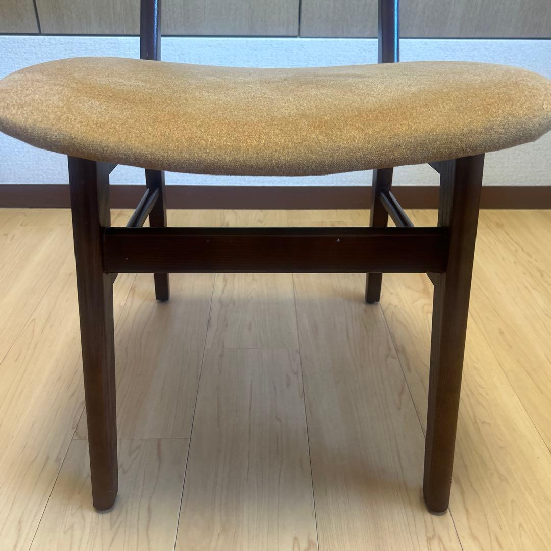 NOCE（ノーチェ） ダイニングチェア RY42 ウォールナット × イエロー