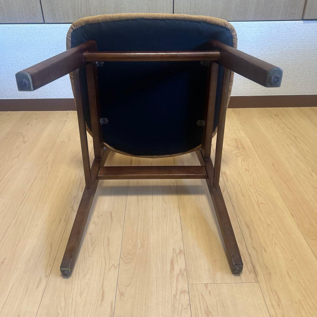 NOCE（ノーチェ） ダイニングチェア RY42 ウォールナット × イエロー