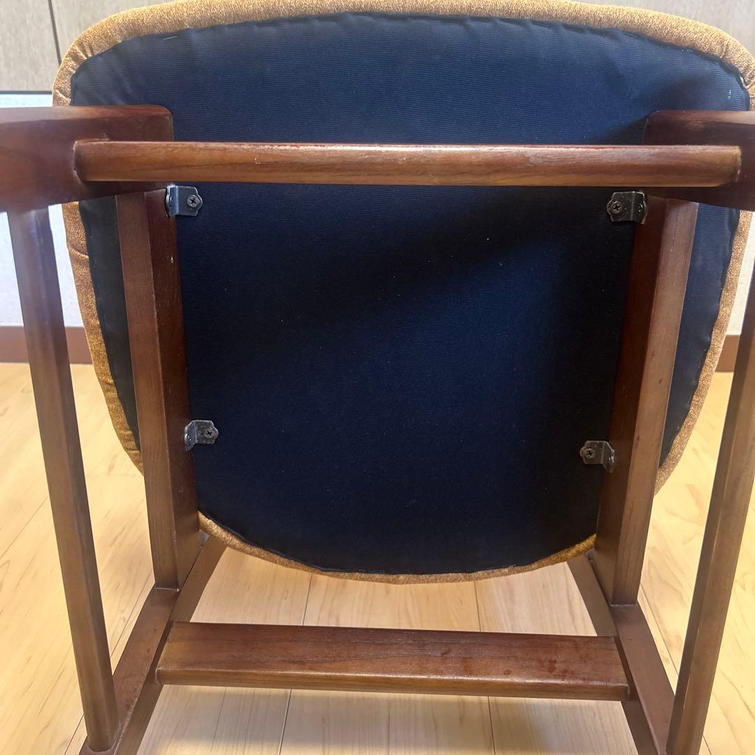 NOCE（ノーチェ） ダイニングチェア RY42 ウォールナット × イエロー