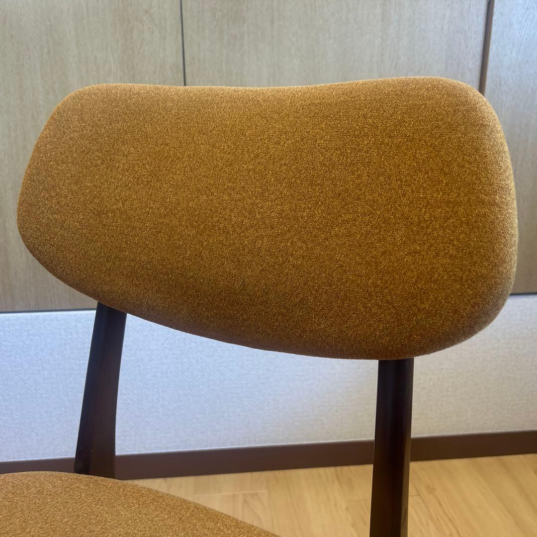 NOCE（ノーチェ） ダイニングチェア RY42 ウォールナット × イエロー