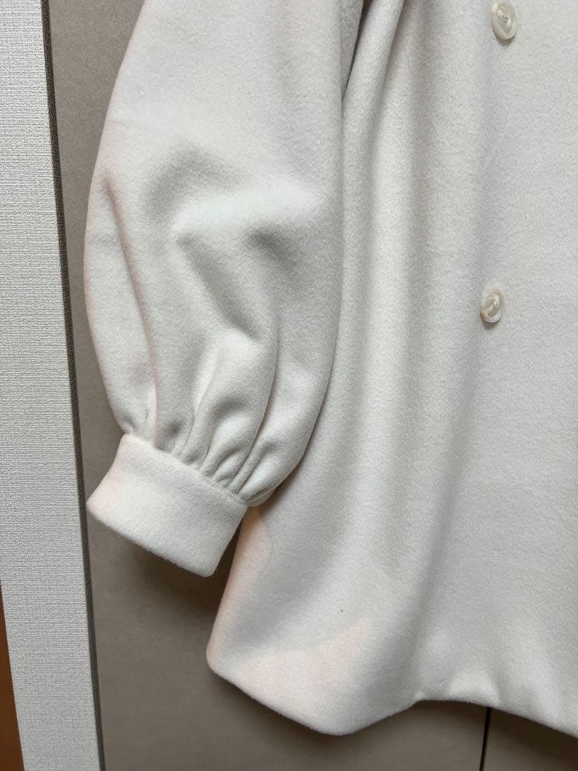 ジャケット・アウター muguet stand collar midi coat (ivory)