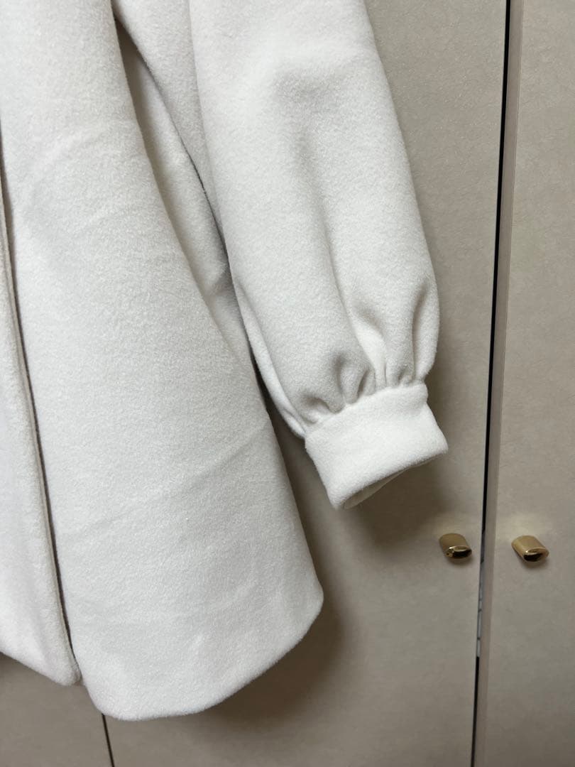 ジャケット・アウター muguet stand collar midi coat (ivory)