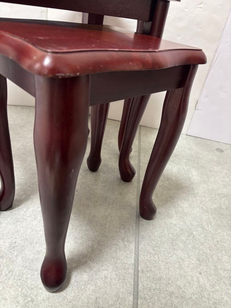 ネストテーブル　猫脚　アンティーク　テーブル