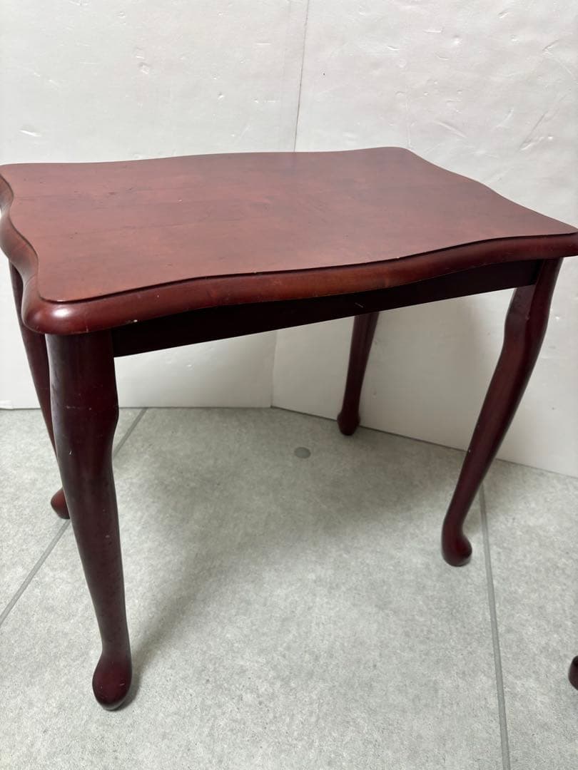 ネストテーブル　猫脚　アンティーク　テーブル