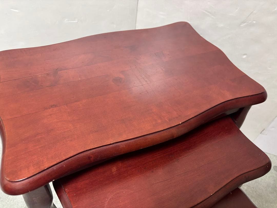 ネストテーブル　猫脚　アンティーク　テーブル