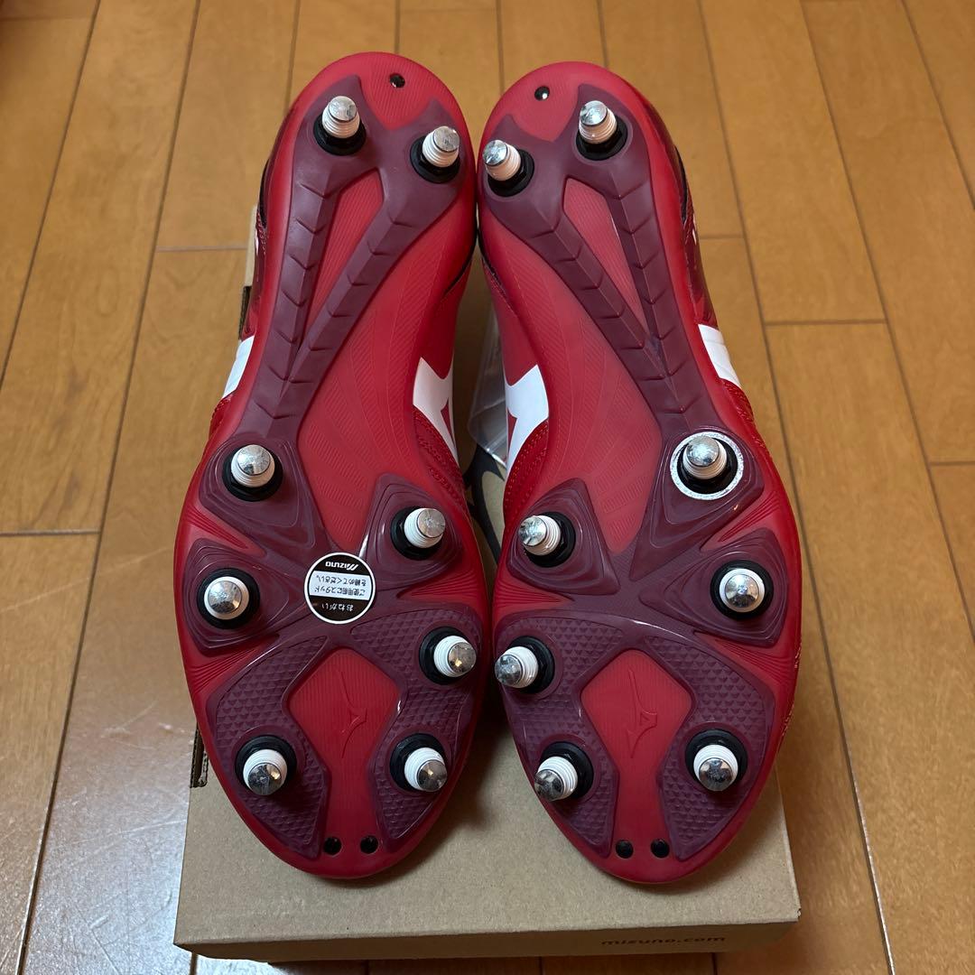 【新品未使用】 (最終値引き)ミズノ ラグビーシューズ ワイタンギPS レッド