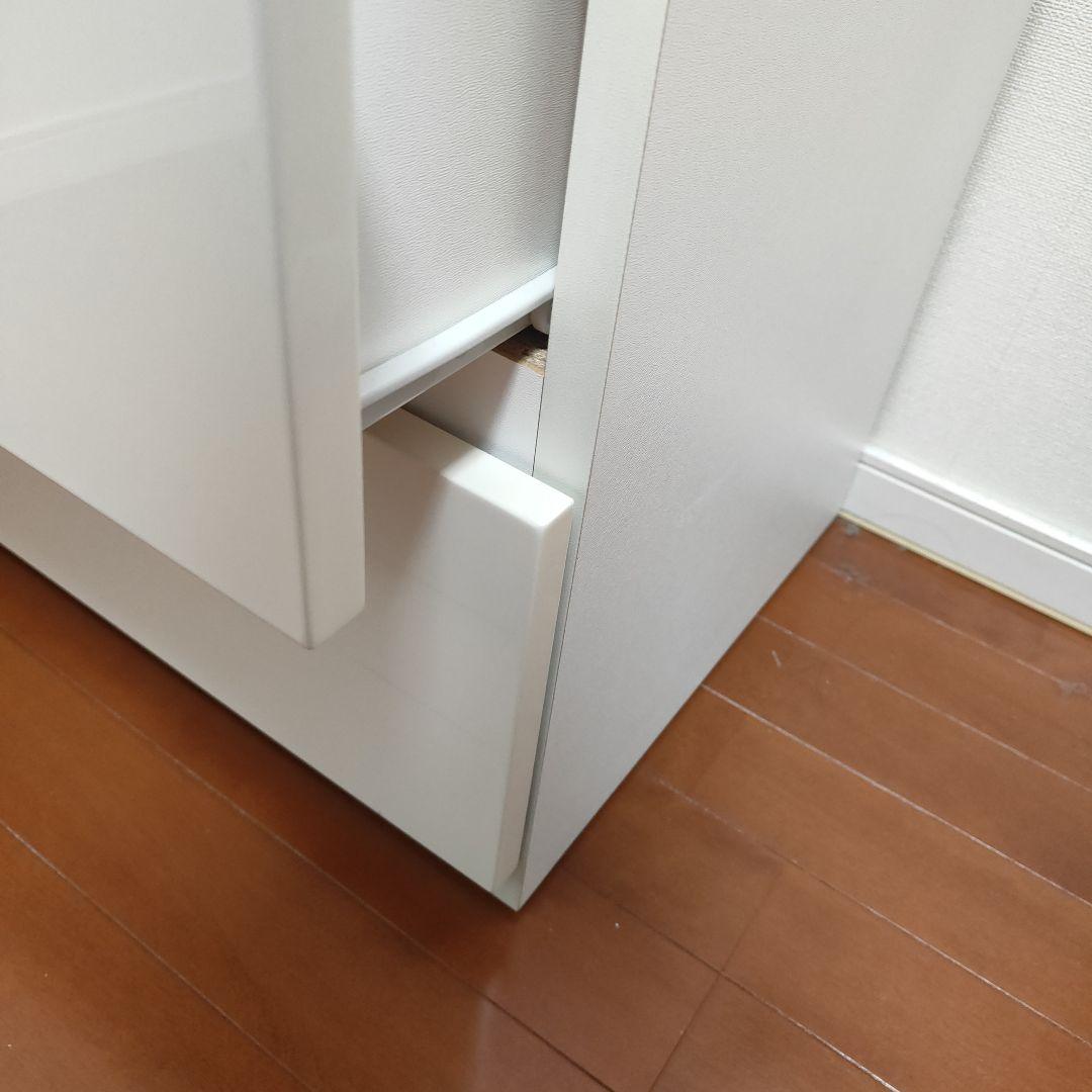 【美品】ホワイト 5段チェスト