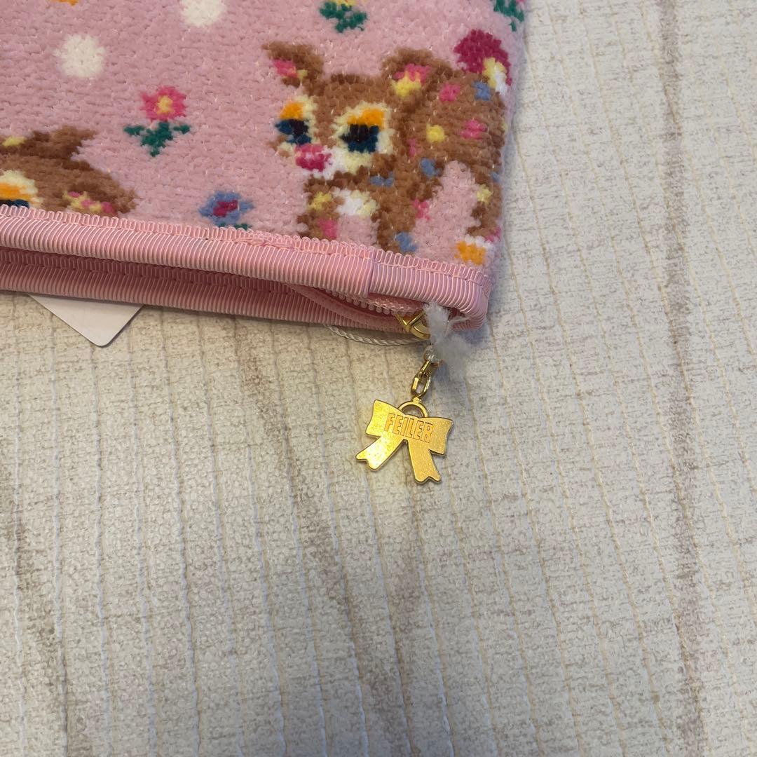 【新品未使用フェイラー】マルチケース　母子手帳ケースツンツンバンビーノ　バンビ柄