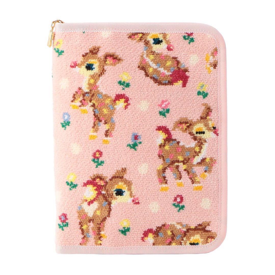 【新品未使用フェイラー】マルチケース　母子手帳ケースツンツンバンビーノ　バンビ柄