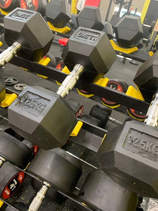 ラバーヘックス  ダンベル　60kg 2個