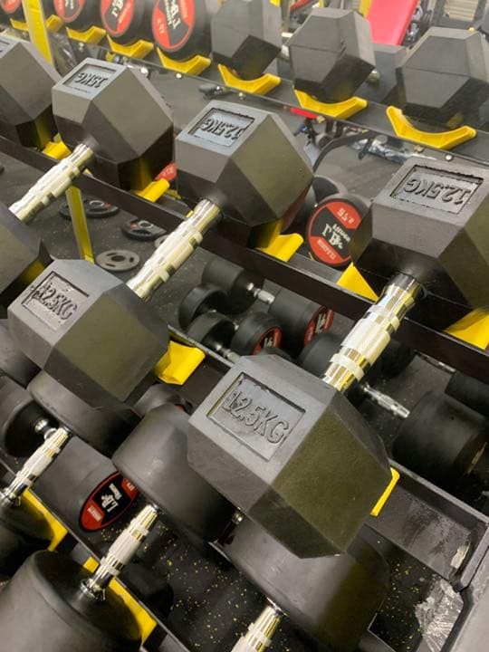 ラバーヘックス  ダンベル　60kg 2個