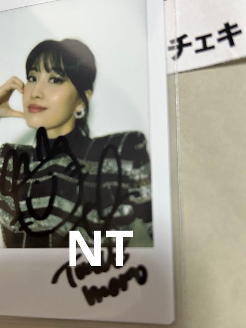 twice モモ　サイン　チェキ