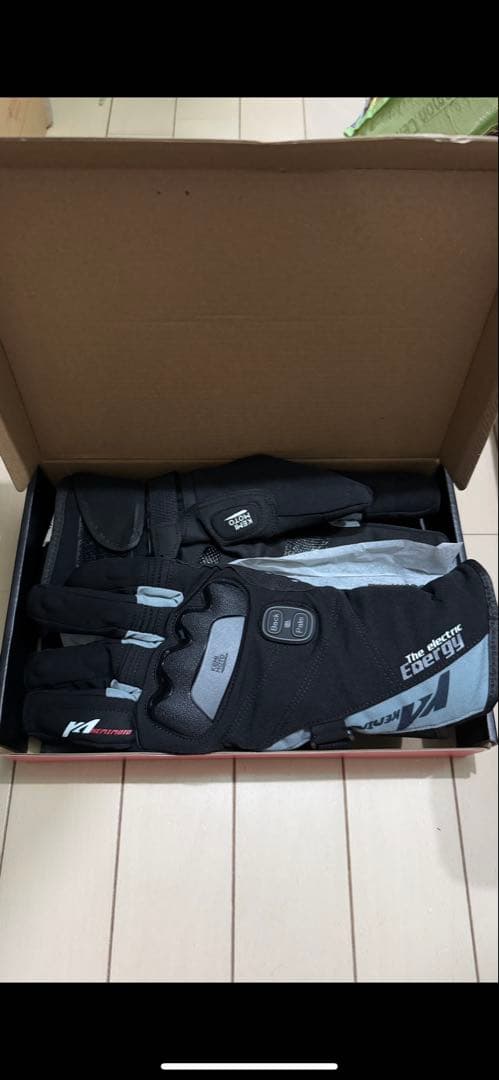 KEMIMOTO 電熱グローブ バイク用 USB充電式バッテリー付属