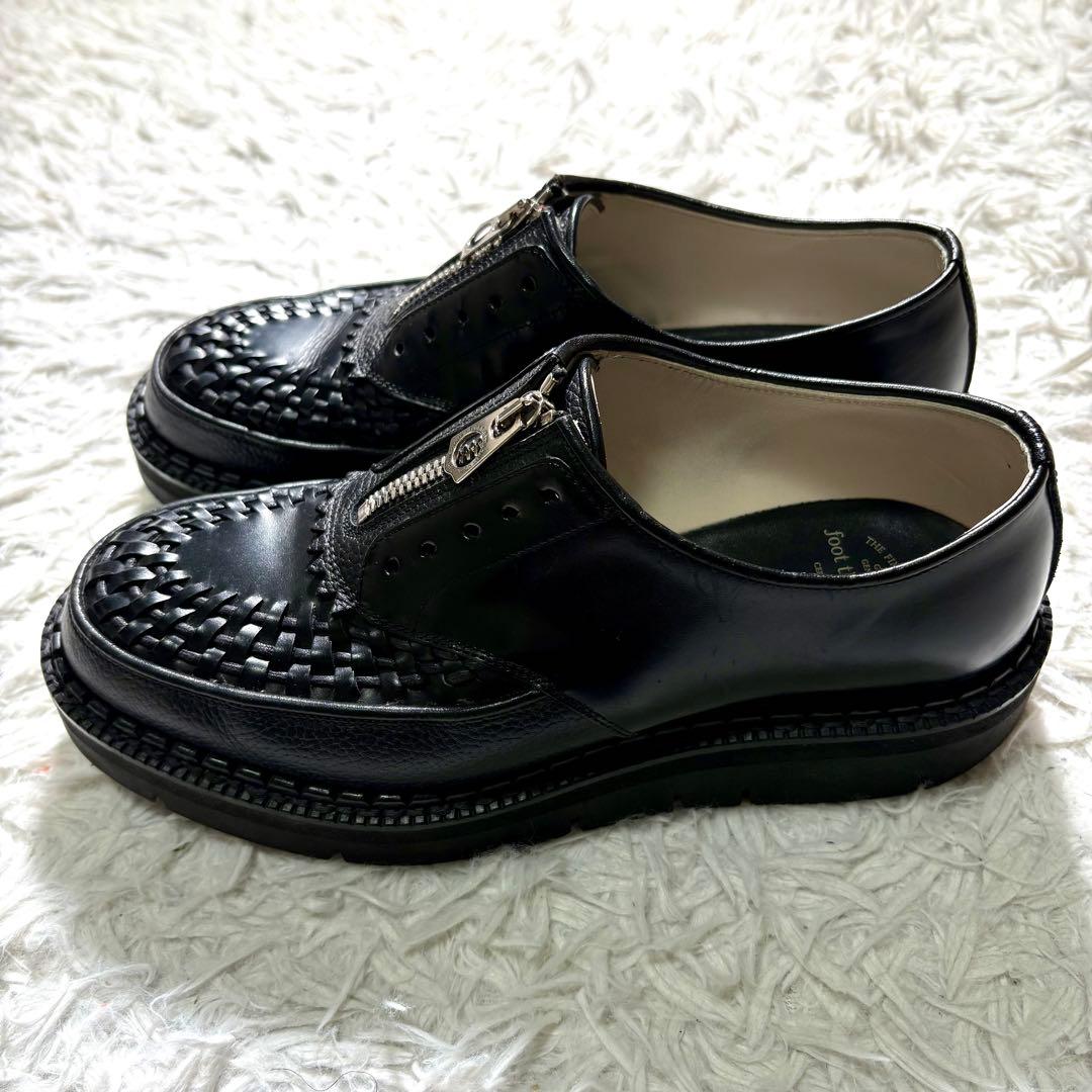 【美品】フットザコーチャー　CHAOS FRONT ZIP レザー　シューズ　7