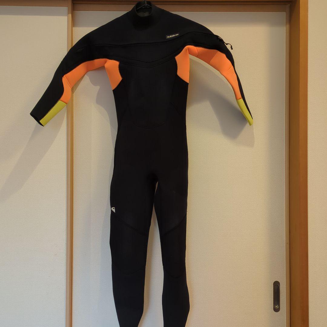 クイックシルバー フルスーツ 裏起毛３ミリチェストジップ140〜145 キッズ