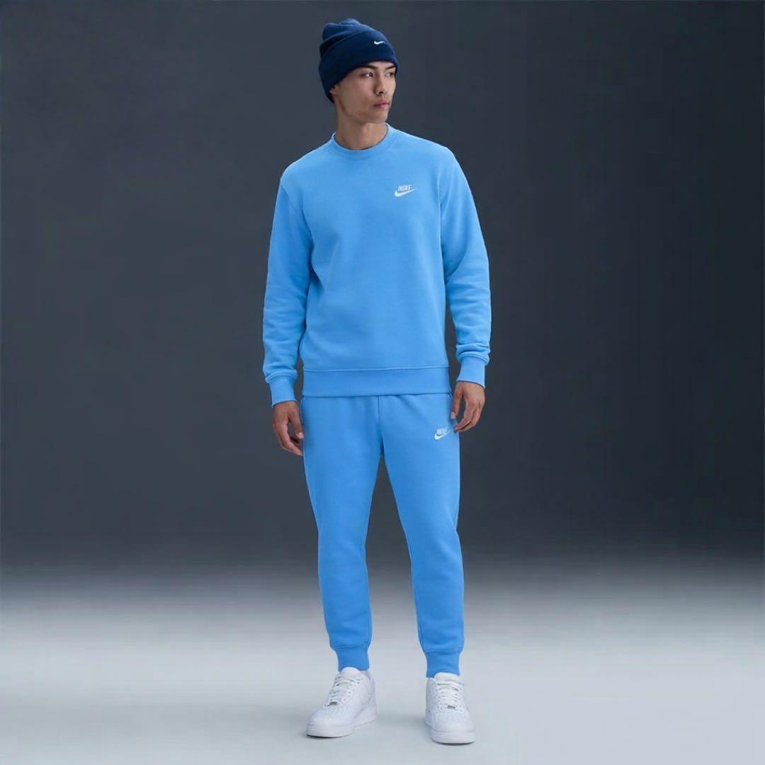 M Nike Sportswear Club フリース セットアップ 水色　上下