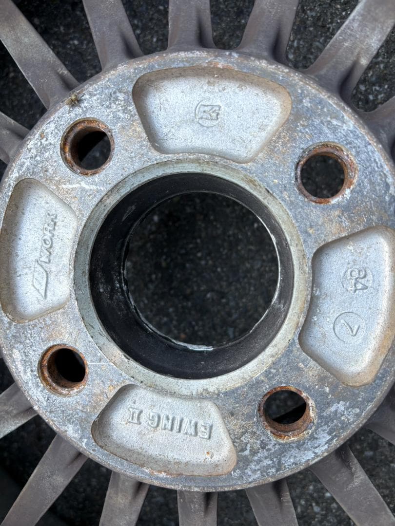 ワーク Ewing2 15インチ 114.3 4穴 2本セット