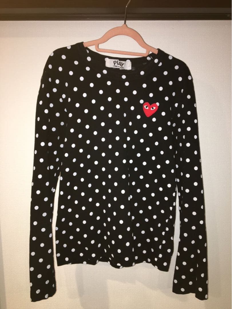 PLAY COMME des GARÇONS ドット柄長袖Tシャツ