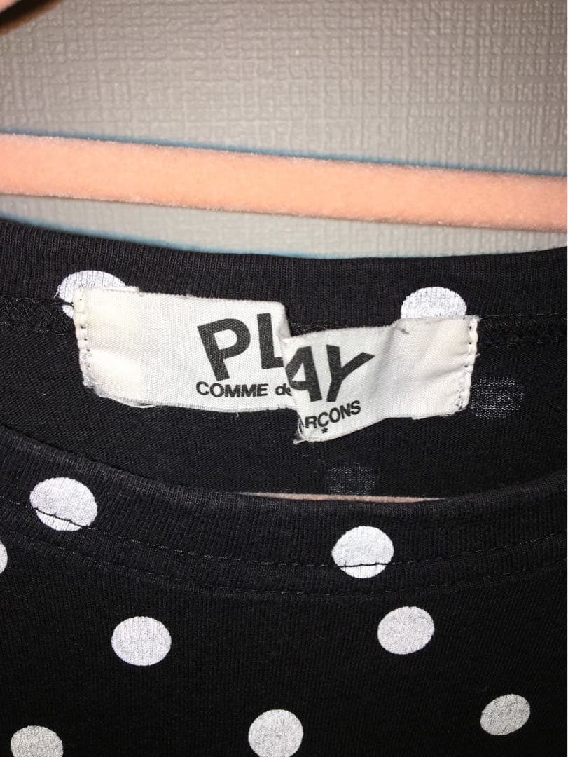PLAY COMME des GARÇONS ドット柄長袖Tシャツ