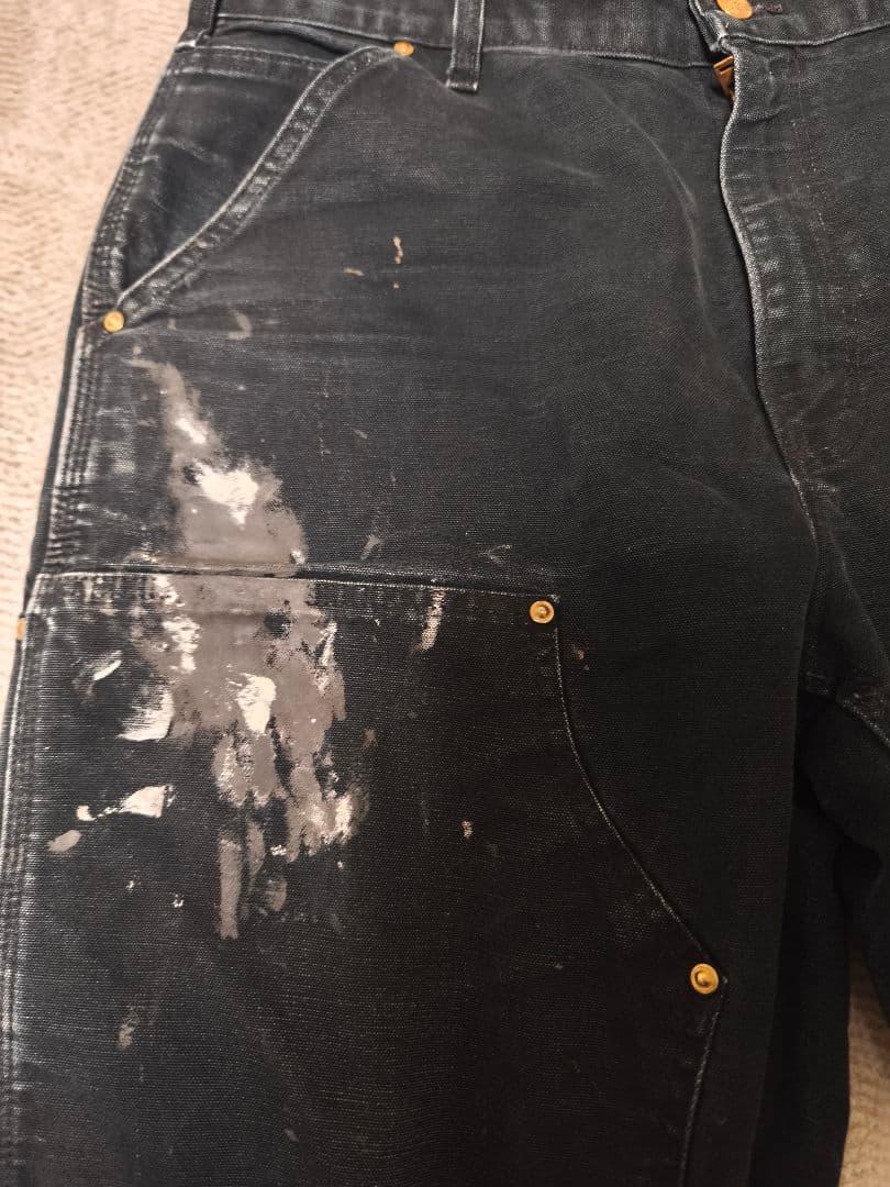 カーハート ダブルニー メイドインUSA　W34L30