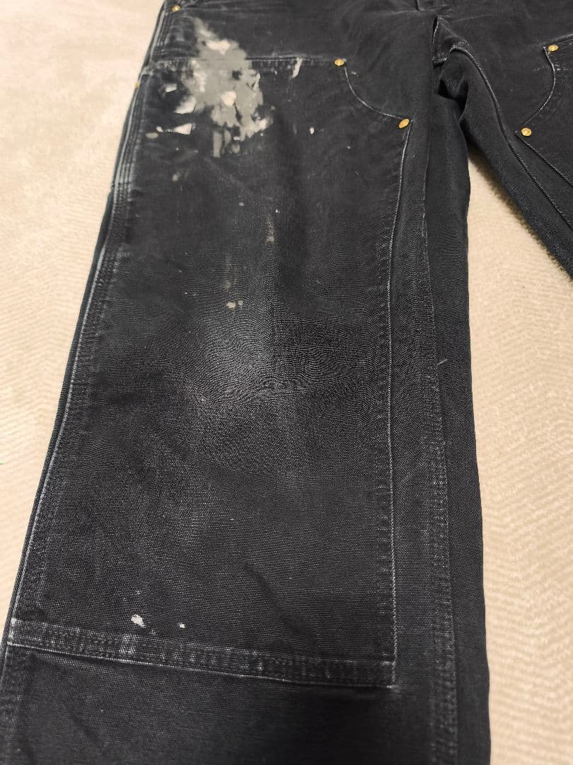 カーハート ダブルニー メイドインUSA　W34L30