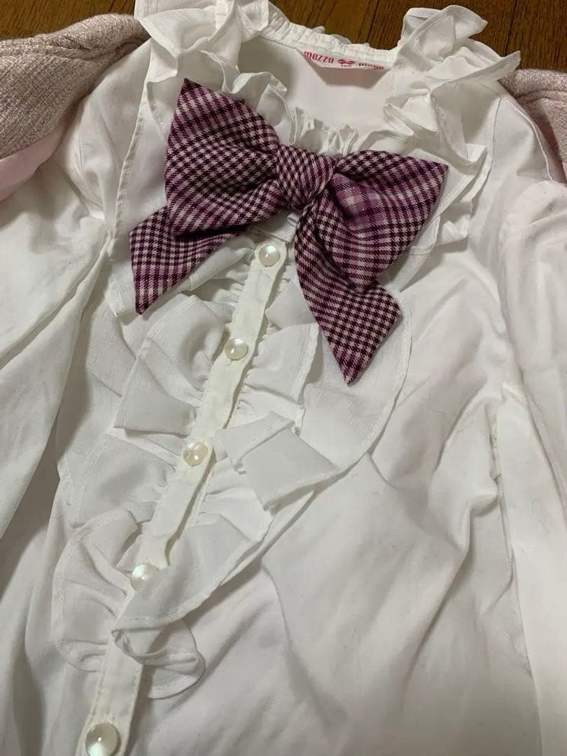 メゾピアノ mezzo piano 120サイズ フォーマルセット 入学式