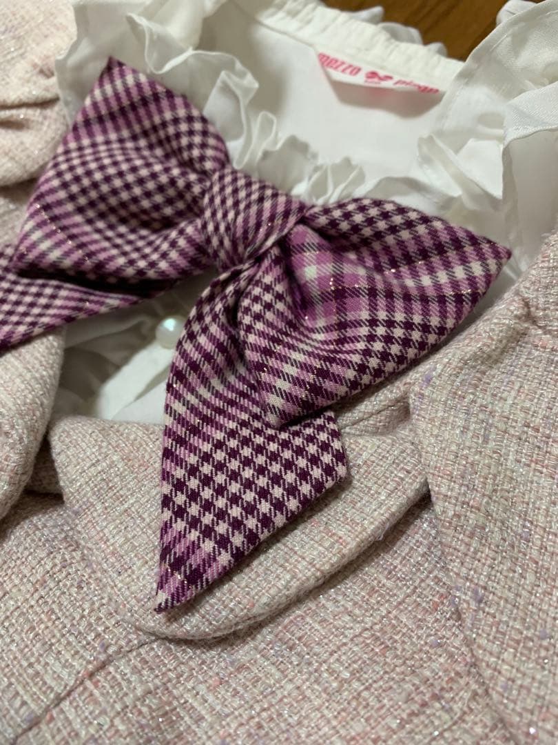 メゾピアノ mezzo piano 120サイズ フォーマルセット 入学式