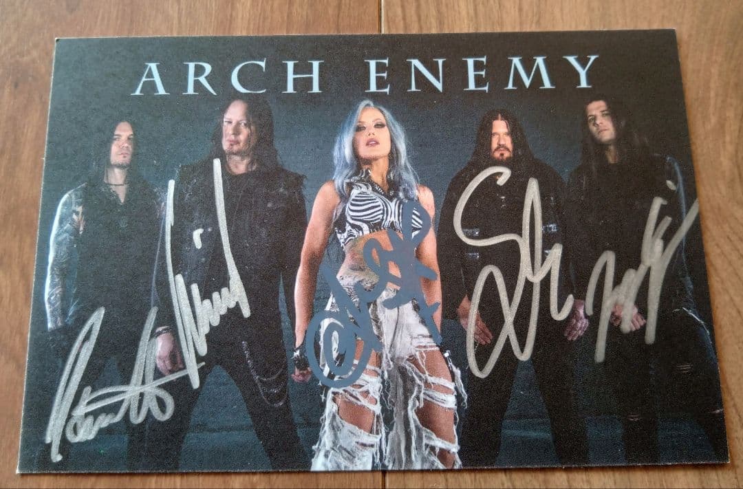 ARCH ENEMY アーチ・エネミー Blood Dynasty サイン入り