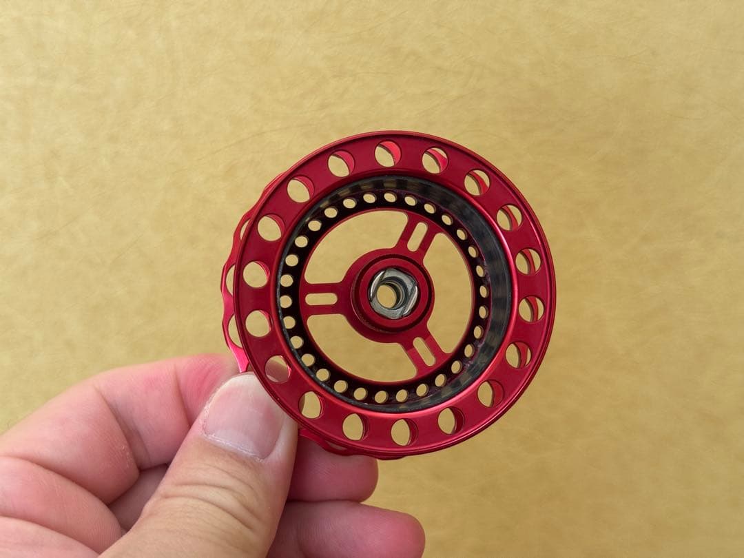 黒鯛工房 THEアスリート カスタムスプール 65F レッドチタン ②