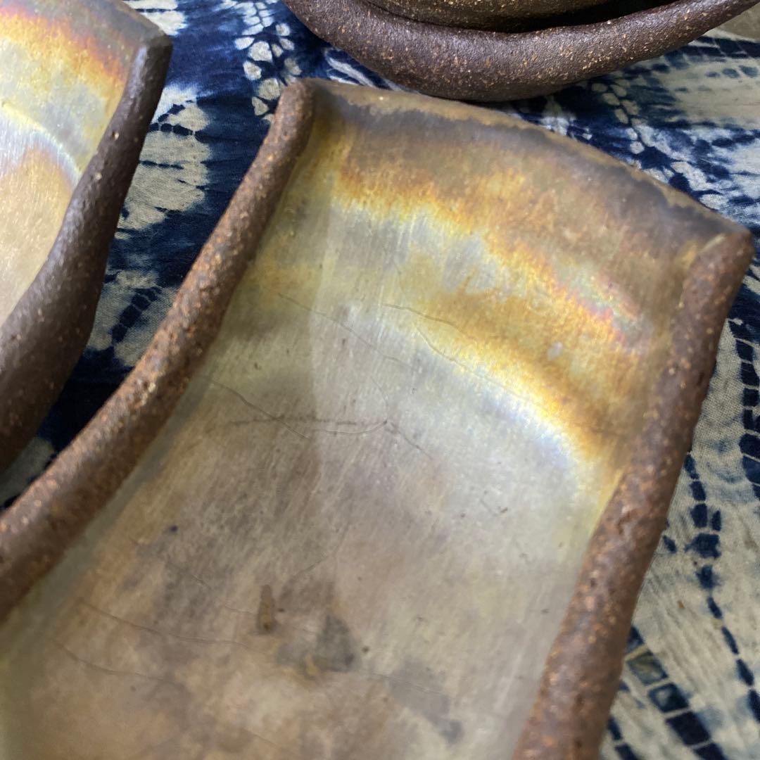 人気作家！　仁平　内銀彩　向付　小鉢　皿　高級和食器