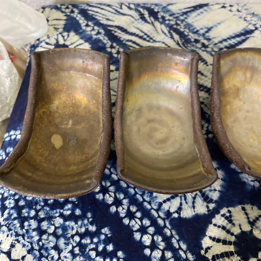 人気作家！　仁平　内銀彩　向付　小鉢　皿　高級和食器