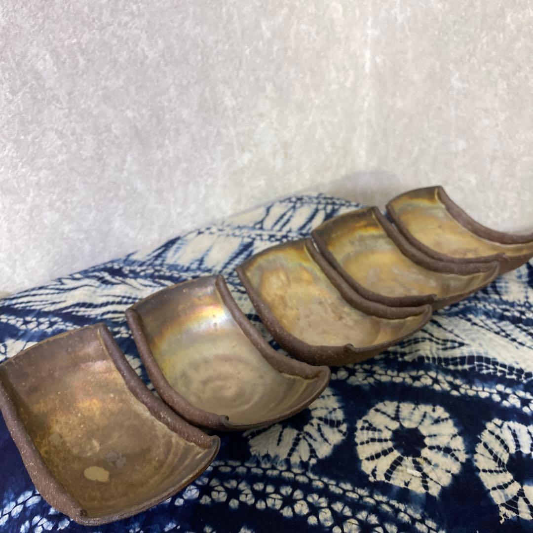 人気作家！　仁平　内銀彩　向付　小鉢　皿　高級和食器