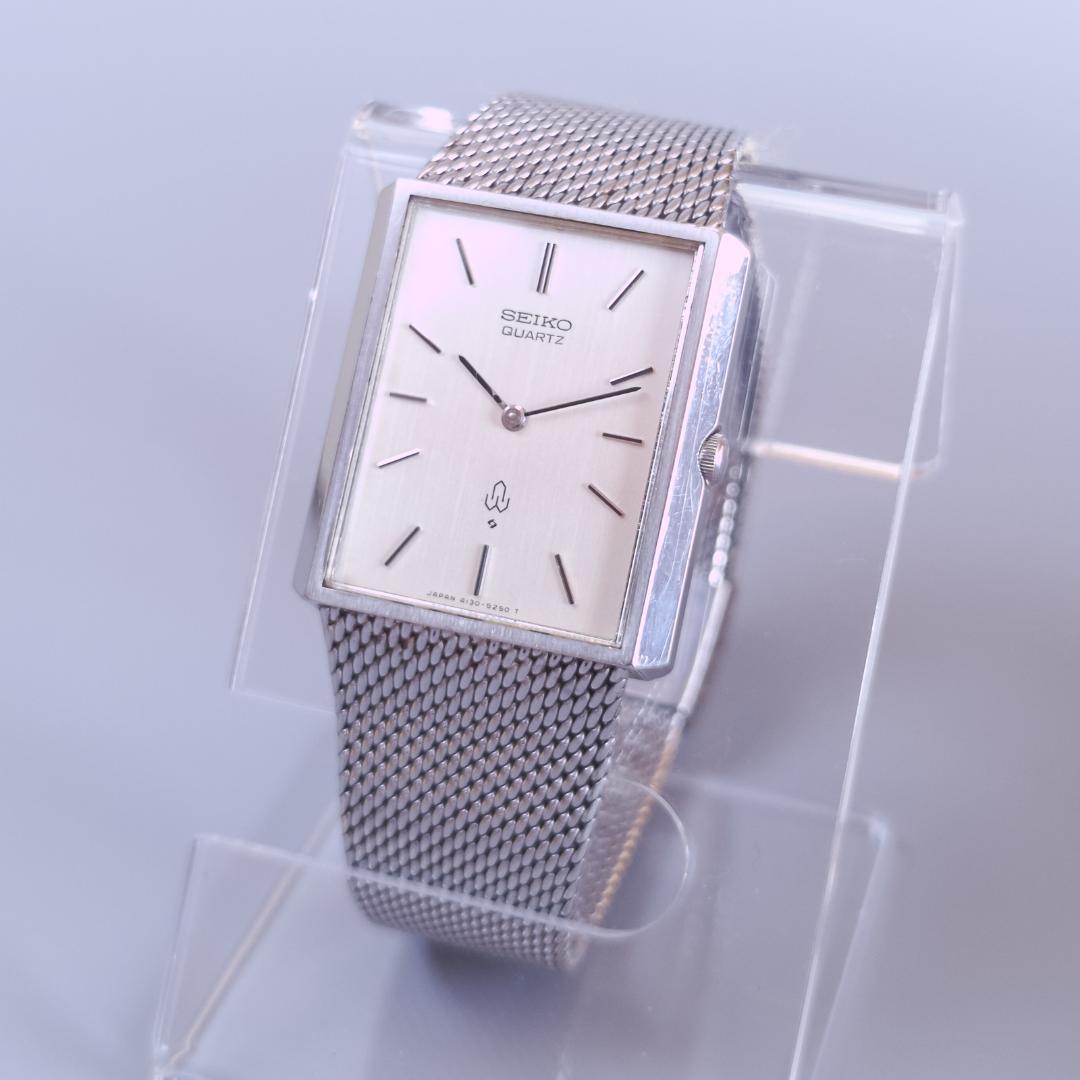 SEIKO 昭和期 スクエアケース クォーツ 4130-5250