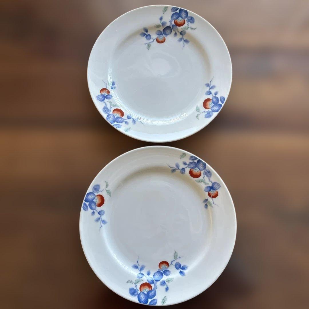 hitsuziノリタケ　柿右衛門風　陶器皿2枚セット