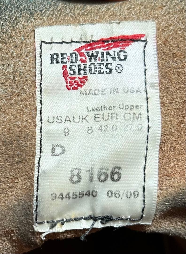 【9/D】8166 RED WINGレッドウィング★ハーレー ninja gpz