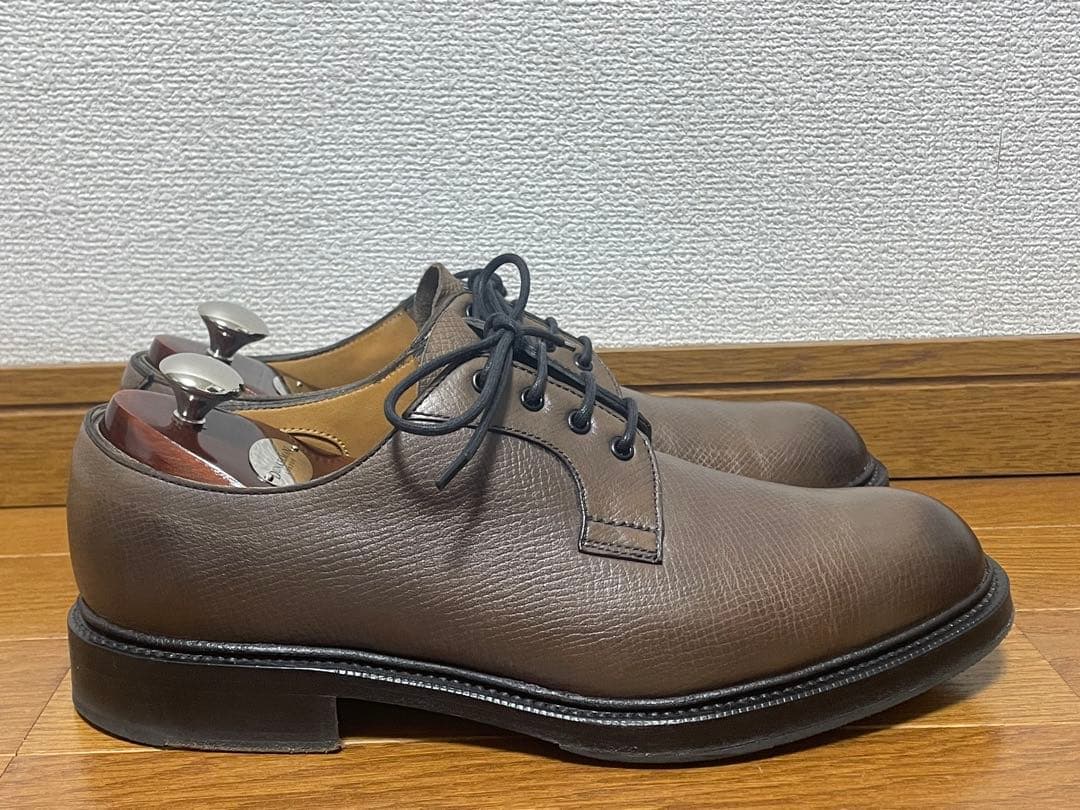 【レア】着用数回 エドワードグリーン プレーントゥ 5.5E 72ラスト